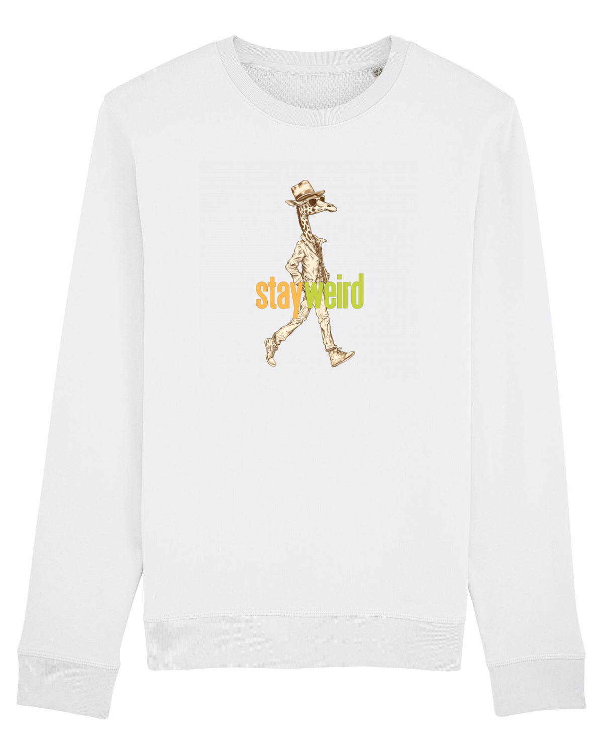 Bluză mânecă lungă Unisex Rise White