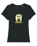 STAY WEIRD - Extraterestru - costum & cravata Tricou mânecă scurtă guler larg fitted Damă Expresser