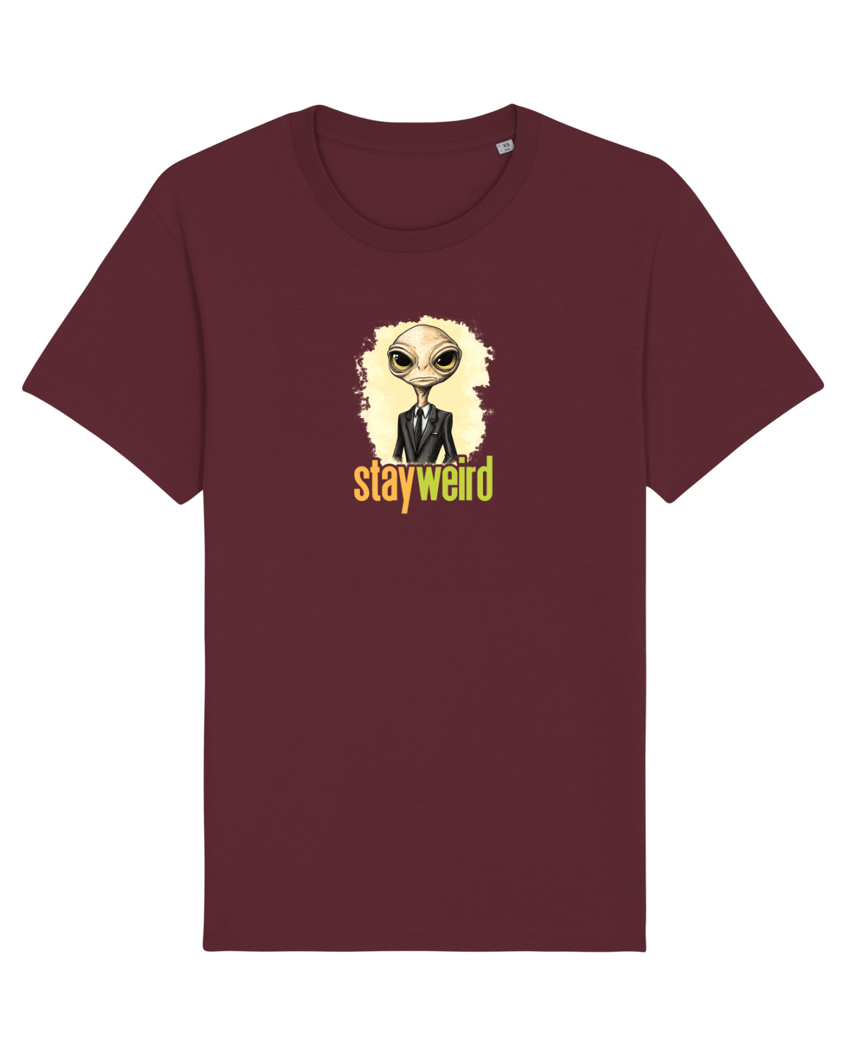 Tricou mânecă scurtă Unisex Rocker Burgundy