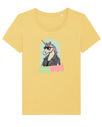 STAY WEIRD - Unicorn - rocker - geaca de piele Jojoba