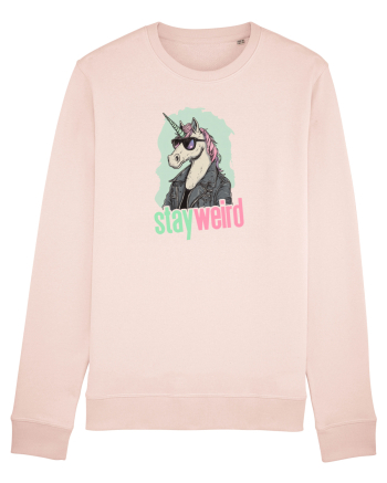 STAY WEIRD - Unicorn - rocker - geaca de piele Candy Pink
