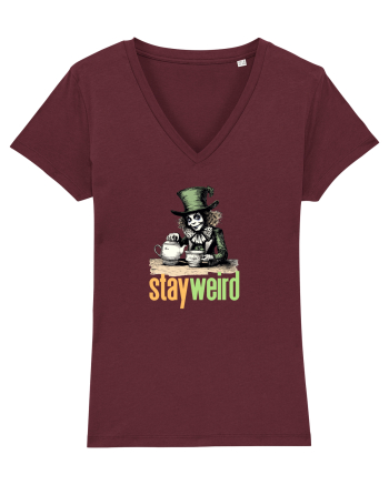 STAY WEIRD - Palarierul cel nebun - Alice Burgundy