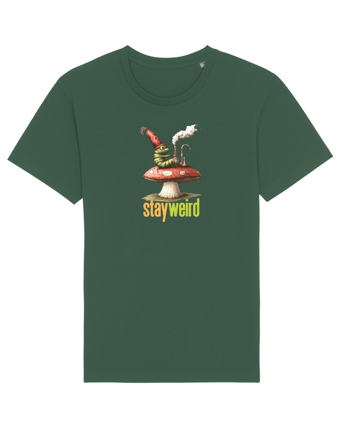 Tricou mânecă scurtă Unisex Rocker Bottle Green