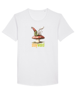 STAY WEIRD - Omida - Alice Tricou mânecă scurtă guler larg Bărbat Skater
