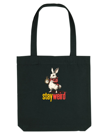 STAY WEIRD - Iepurele alb- Alice Black