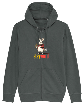 STAY WEIRD - Iepurele alb- Alice Anthracite