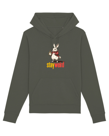 STAY WEIRD - Iepurele alb- Alice Khaki