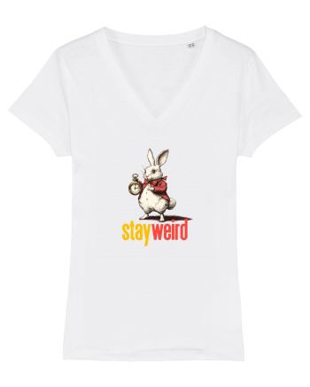 STAY WEIRD - Iepurele alb- Alice White