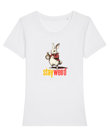 STAY WEIRD - Iepurele alb- Alice White