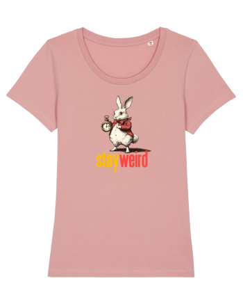 STAY WEIRD - Iepurele alb- Alice Canyon Pink