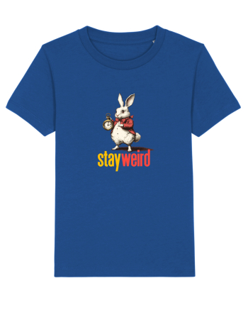 STAY WEIRD - Iepurele alb- Alice Majorelle Blue