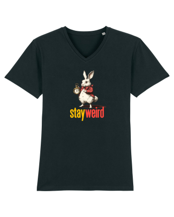 STAY WEIRD - Iepurele alb- Alice Black