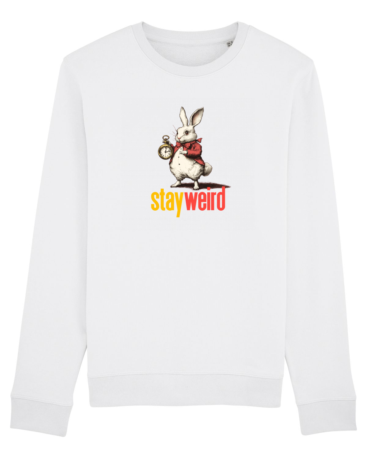 Bluză mânecă lungă Unisex Rise White