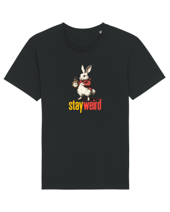 STAY WEIRD - Iepurele alb- Alice Black