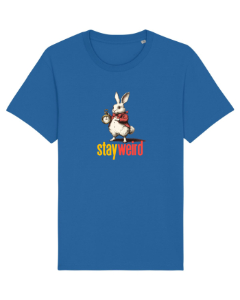 STAY WEIRD - Iepurele alb- Alice Royal Blue