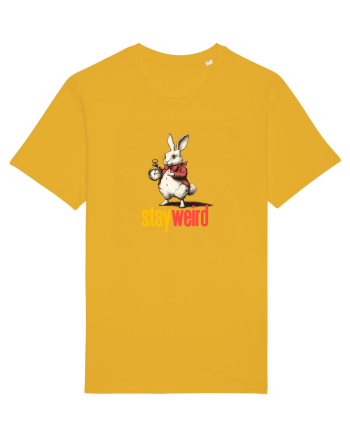 STAY WEIRD - Iepurele alb- Alice Spectra Yellow