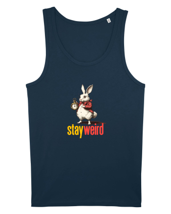 STAY WEIRD - Iepurele alb- Alice Navy