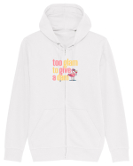 TOO GLAM TO GIVE A DAM Flamingo Hanorac cu fermoar Unisex Connector