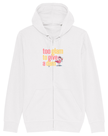 TOO GLAM TO GIVE A DAM Flamingo White