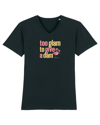 TOO GLAM TO GIVE A DAM Flamingo Black