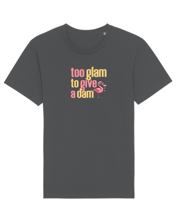 TOO GLAM TO GIVE A DAM Flamingo Anthracite