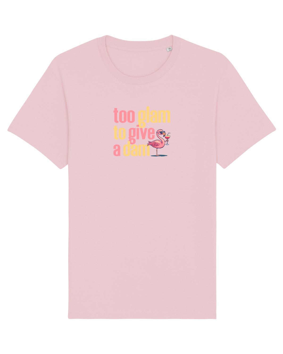 Tricou mânecă scurtă Unisex Rocker Cotton Pink