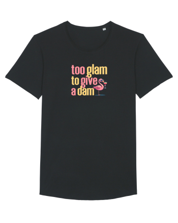 TOO GLAM TO GIVE A DAM Flamingo Black