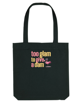 TOO GLAM TO GIVE A DAM Flamingo 2 Black