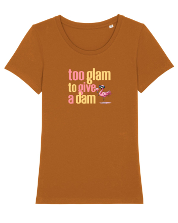TOO GLAM TO GIVE A DAM Flamingo 2 Roasted Orange