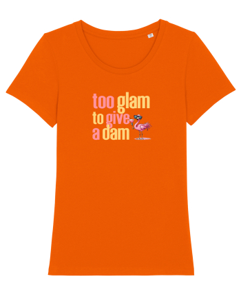 TOO GLAM TO GIVE A DAM Flamingo 2 Bright Orange