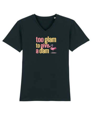 TOO GLAM TO GIVE A DAM Flamingo 2 Black