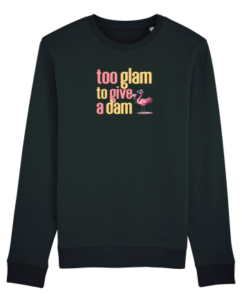 TOO GLAM TO GIVE A DAM Flamingo 2 Black
