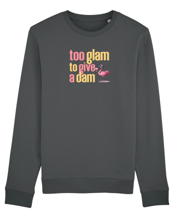 TOO GLAM TO GIVE A DAM Flamingo 2 Anthracite