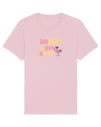 TOO GLAM TO GIVE A DAM Flamingo 2 Cotton Pink