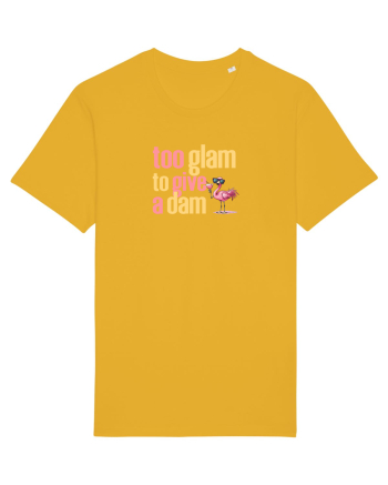 TOO GLAM TO GIVE A DAM Flamingo 2 Spectra Yellow