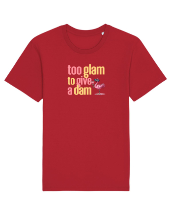 TOO GLAM TO GIVE A DAM Flamingo 2 Red
