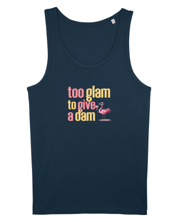 TOO GLAM TO GIVE A DAM Flamingo 2 Navy