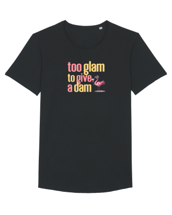 TOO GLAM TO GIVE A DAM Flamingo 2 Black