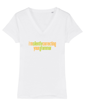 I`M SILENTLY CORRECTING YOUR GRAMMAR White