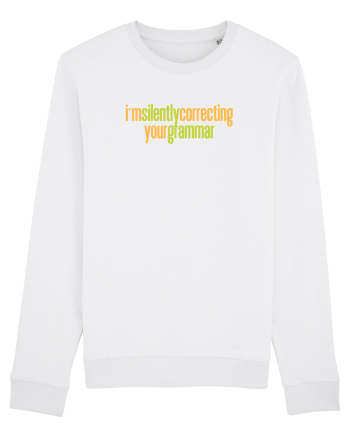 I`M SILENTLY CORRECTING YOUR GRAMMAR White
