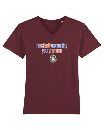 I`M SILENTLY CORRECTING YOUR GRAMMAR 2 Burgundy