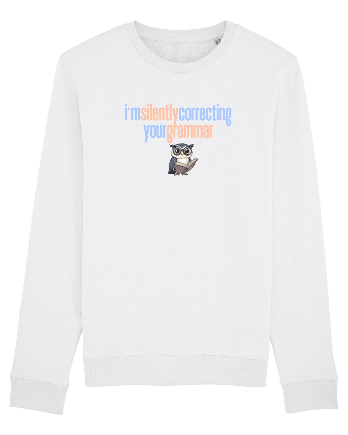 Bluză mânecă lungă Unisex Rise White