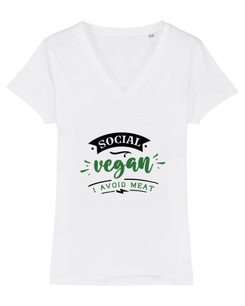 Social Vegan White