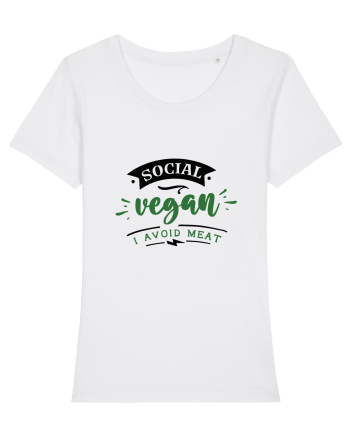 Social Vegan White