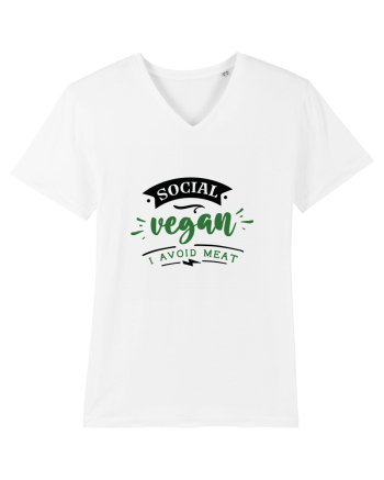 Social Vegan White