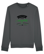 Social Vegan Bluză mânecă lungă Unisex Rise