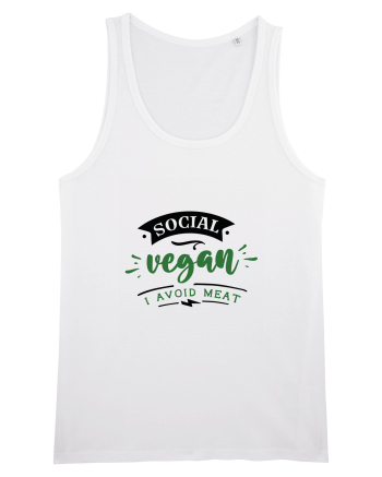 Social Vegan White