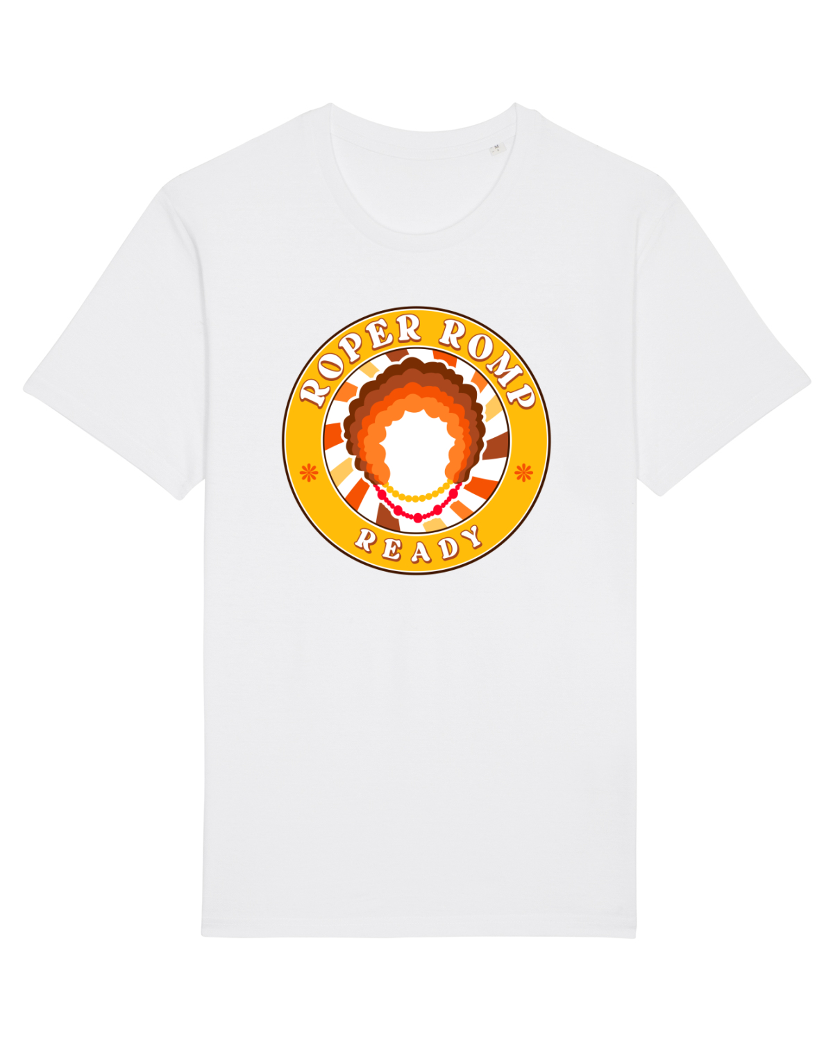 Tricou mânecă scurtă Unisex Rocker White