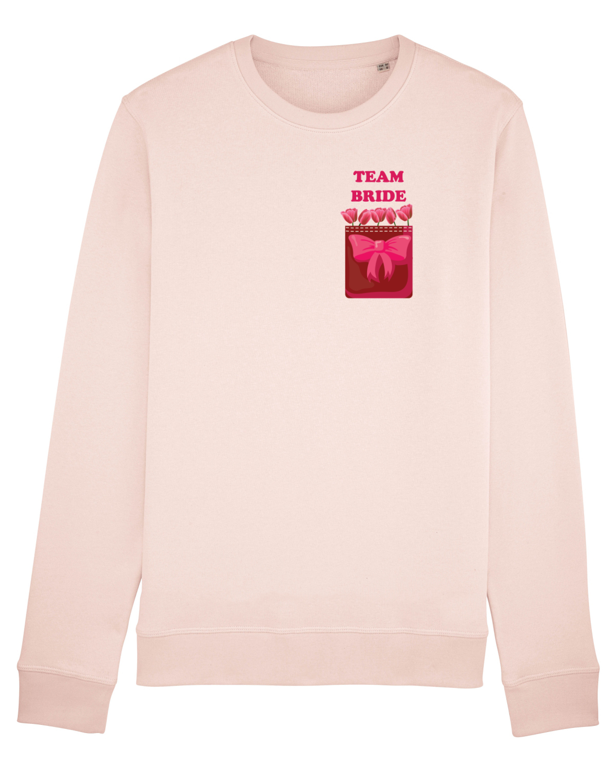 Bluză mânecă lungă Unisex Rise Candy Pink