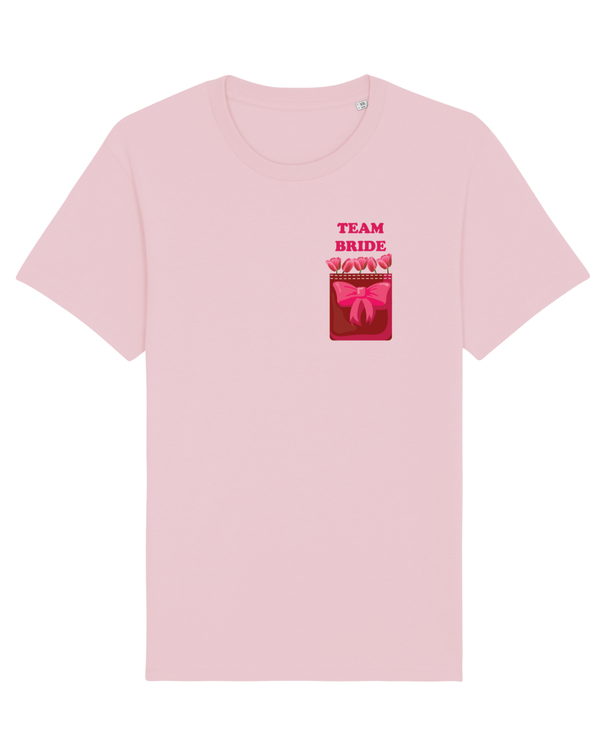 Tricou mânecă scurtă Unisex Rocker Cotton Pink
